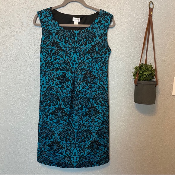 MOTHERHOOD MATERNITY BLUE VELVET DRESS {S} - Picture 4 of 8